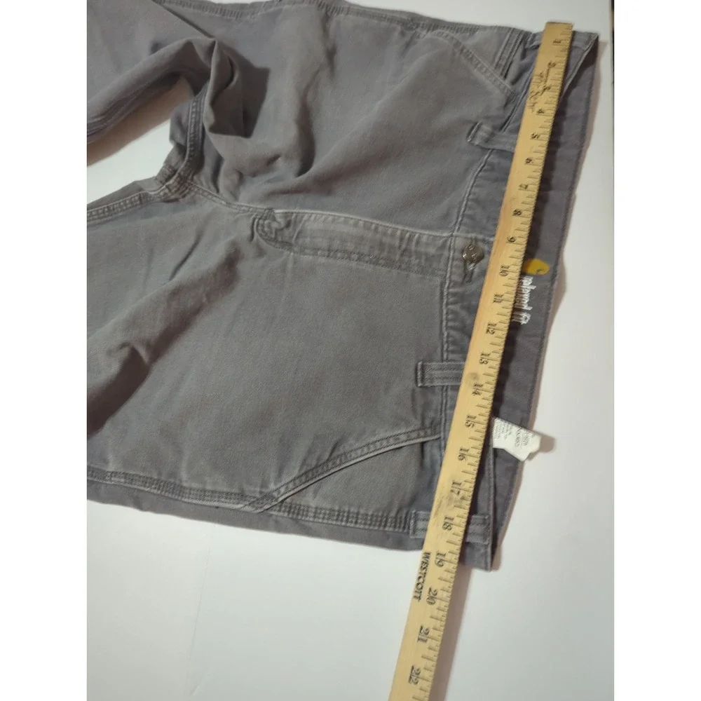 Carhartt Relaxed Fit Carpenter Pants Mens 38x34 Gray Streetwear Skater Workwear